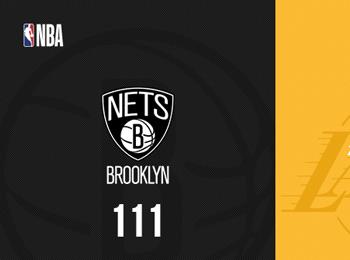 湖人遭籃網(wǎng)逆轉再添敗北 東契奇高效三雙里夫斯三分命中率低迷